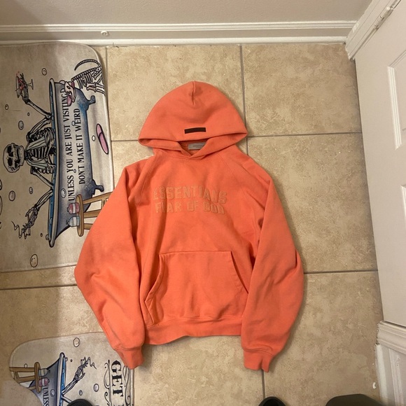 Fear of God Essentials Coral Hoodie